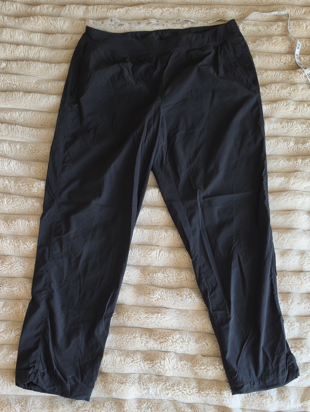 Mountain Hardwear Black Hiking Joggers, Large